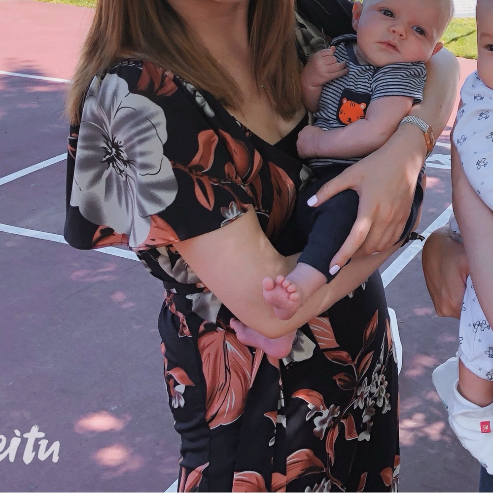 Floral Maternity dress